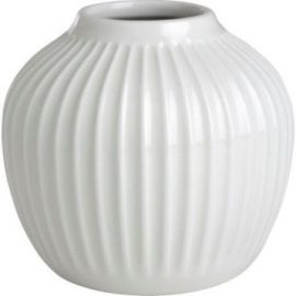 Hammershøi Vase H13 cm hvid