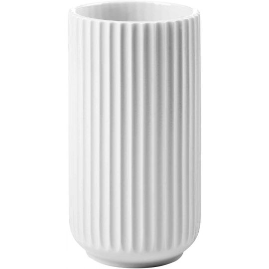 Lyngby Vase H20,5 hvid porcelæn