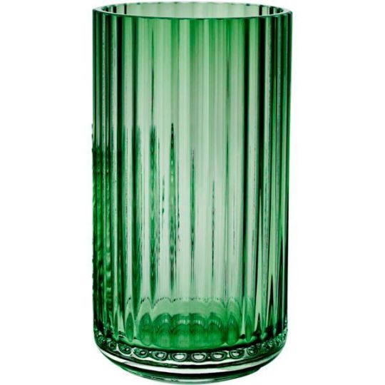 Give Afspejling Certifikat Lyngby Vase H12,5 copenhagen green glas | 542824