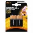 Duracell Plus Power 9V Alkaline Batterier, 2pk
