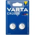Varta CR2025 Lithium Coin 2 Pack