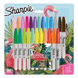 Sharpie - Permanent Markers - Fine Point Flamingo