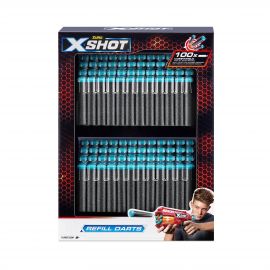 X-SHOT -100pack Refill Darts In Window Box