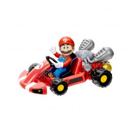 Super Mario Movie - Figure w/ Kart - Mario 6 cm 417684