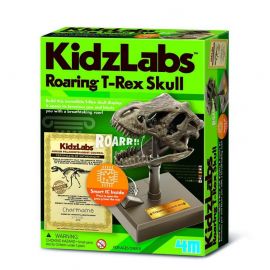 KIDZROBOTIX / ROARING T-REX SKULL - 4M-03399