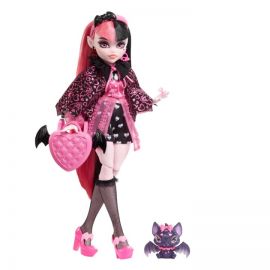 Monster High - Dukke med kæledyr - Draculaura HHK51