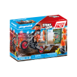 Playmobil - Starter Pack med stuntshow-motorcykel og ildvæg 71256