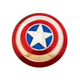 Rubiner - Captain America Galvaniseret Metallisk Skjold 30 cm