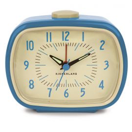 Retro Alarm Clock + Blue AC08-BL-EU