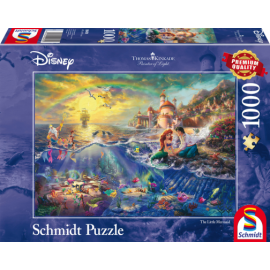 Schmidt - Thomas Kinkade Disney - Den Lille Havfrue Ariel 1000 brikker