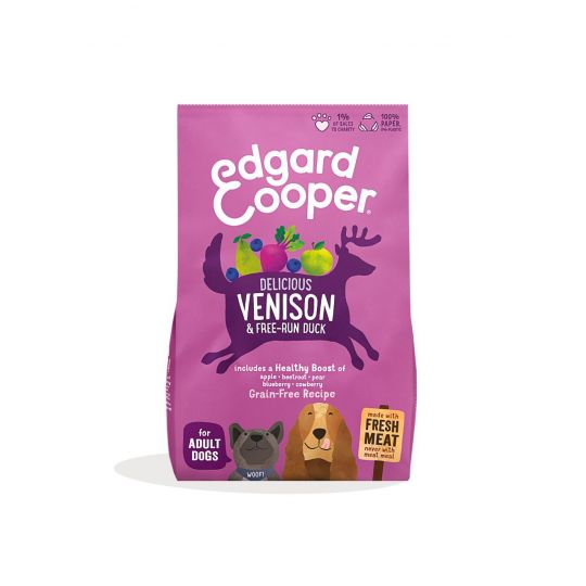 Edgard Cooper - Fresh Venison & Free-run And, Adult 2,5kg - 5425039485133