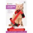 Karlie - Cat Harness With Leash - Kitten Red 770.1160