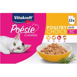 Vitakraft - Poésie®Classique multipak, fjerkræ i sauce