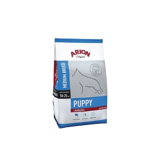 Arion - Hundefoder - Puppy Medium - Lam & Ris - 12 Kg