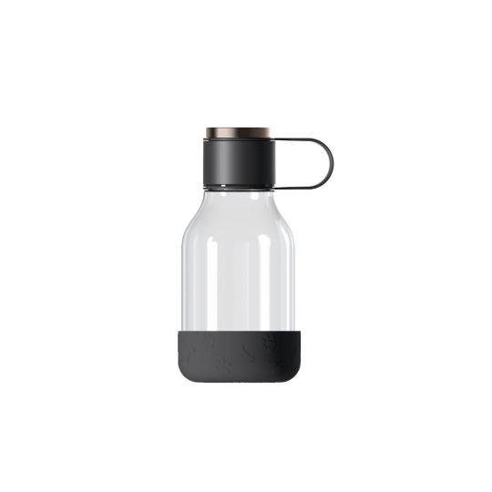 Asobu - Tritan Vandflaske med skål 1,5L - Sort