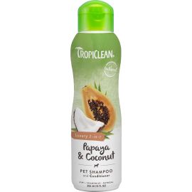 Tropiclean - papaya &coconut shampoo - 355ml 719.2106
