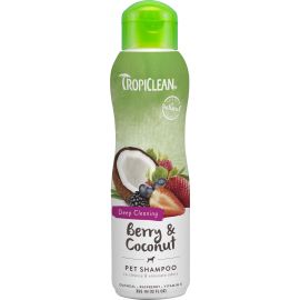 Tropiclean - berry & coconut shampoo - 355ml