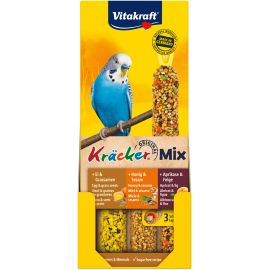 Vitakraft - Kräcker® Mix Hon/Græs/Abrikos til undulat
