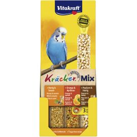 Vitakraft - Kräcker® Mix Hon/App/Abrikos til undulat