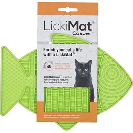 LICKI MAT - Slikkemåtte - Cat CasperGreen 22X16Cm