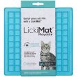 LICKI MAT -Slikkemåtte -  Cat Playdate Light Blue 20X20Cm