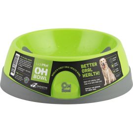LICKI MAT - Hundeskål Oral Hygiene Bowl M Green Ø22X7,2Cm