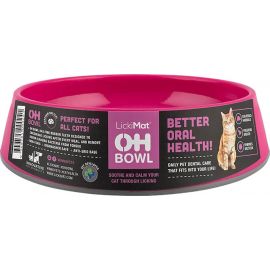 LICKI MAT - katteskål Oral Hygiene Bowl Pink Ø15X4,6Cm