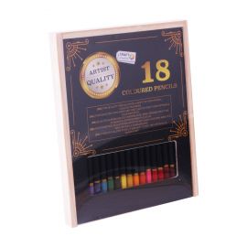 Craft sensations - Farveblyanter i Trækasse - 18 farver