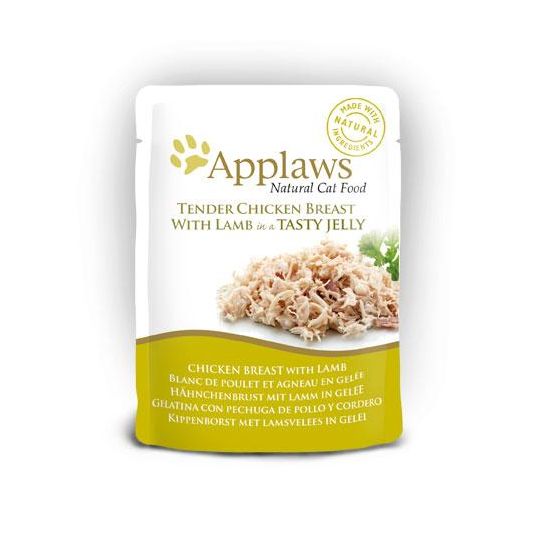 Applaws - Wet Cat Food 70 g Jelly pouch - Chicken & lamb 178-253