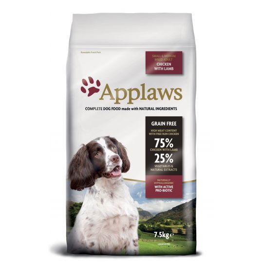 Applaws - Hundefoder - Kylling m/lam - 7,5 kg