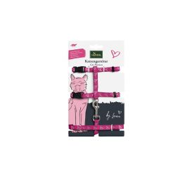Hunter - By Laura Cat harness with line - Pink