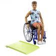 Barbie - Ken dukke med kørestol og rampe HJT59