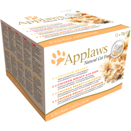 Applaws - Wet Cat Food Multipack 12x70 - Chicken collection 171-017