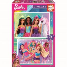 Educa - 2x48 Barbie 2 Puslespil