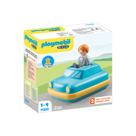 Playmobil - 1.2.3 Push & Go Car 71323