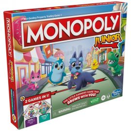 Hasbro Gaming - Monopoly Junior 2 spil i 1