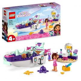 LEGO Gabby's Dollhouse - Gabby og Havkats skib og spa 10786