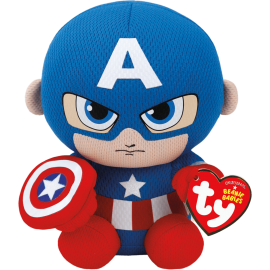TY Bamse - Beanie Boos - Captain America Regular