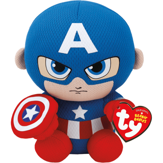 TY Bamse - Beanie Boos - Captain America Regular