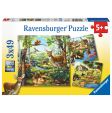 Ravensburger - Forest/Zoo/Dom.Animals - 3x49p