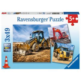 Ravensburger - Digger At Work 3x49P