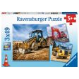 Ravensburger - Digger At Work 3x49P