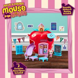 MOUSE IN THE HOUSE - THE RED APPLE SCHOOL PLAYSET 07393