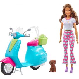 Barbie - Doll and Scooter Travel Set HGM55