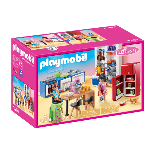 Playmobil - Familie Køkken 70206