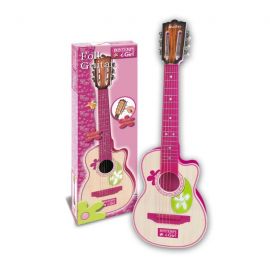 ​Bontempi - Pink Guitar i træ, 70 cm 207071