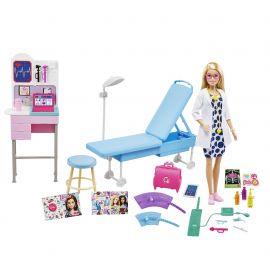 Barbie - Medicinsk Doktor Dukke og Legesæt