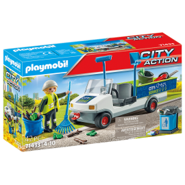 Playmobil - Hold byen ren med e-køretøj 71433