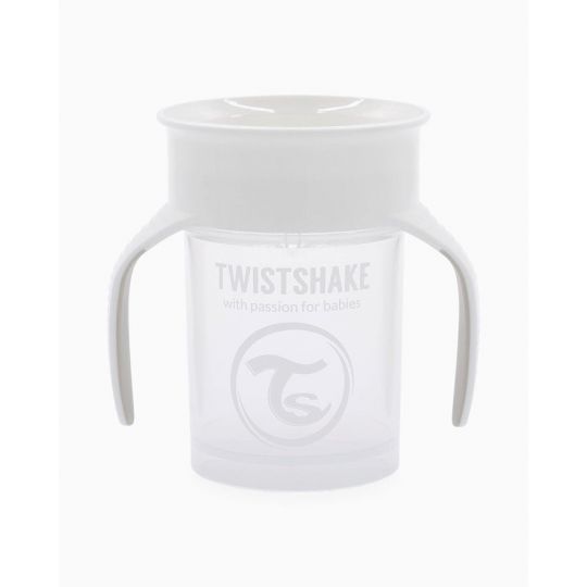 Twistshake - 360 Cup 6+m Hvid