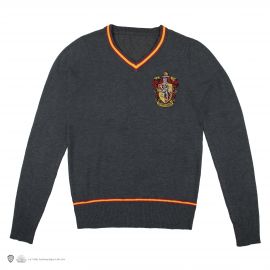 Harry Potter - Gryffindor - Grå striktrøje - Small